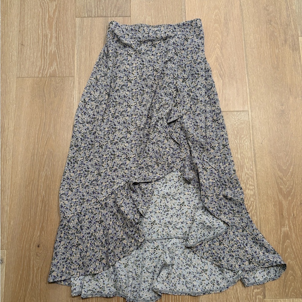 Floral Blue Skirt